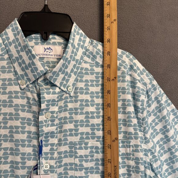 NWT Southern Tide Brrr Stay Shady Sport Shirt Mens Small Sunglasses Print $128 - Picture 6 of 10